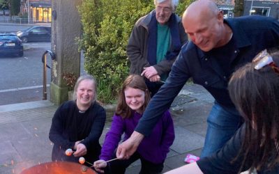 Easter Saturday is marked by a poignant service with an Easter Fire