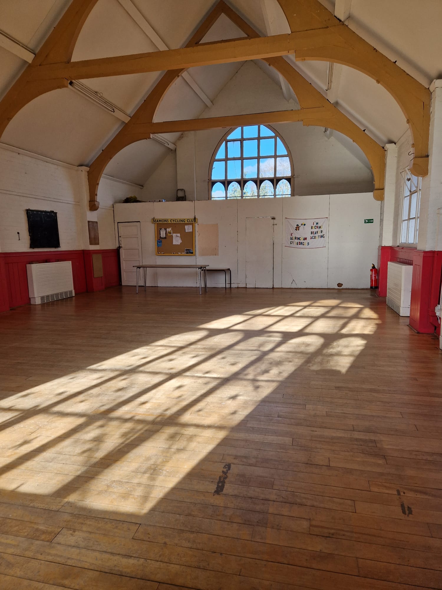 Picture of the inside hall of the Old School Building