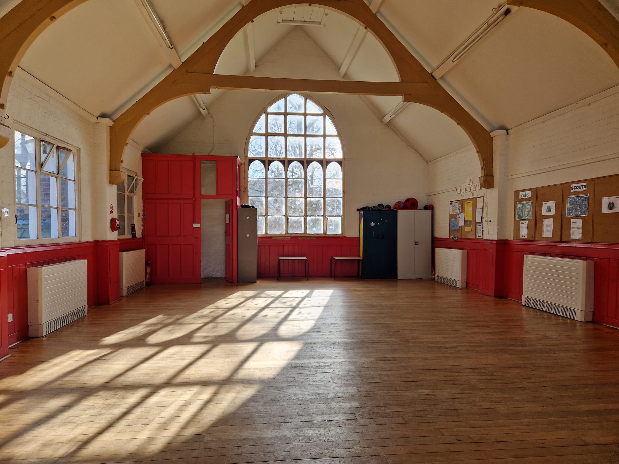 Picture of the inside hall of the Old School Building