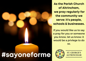 Prayer Front St George | Altrincham | Prayer | Church | Community