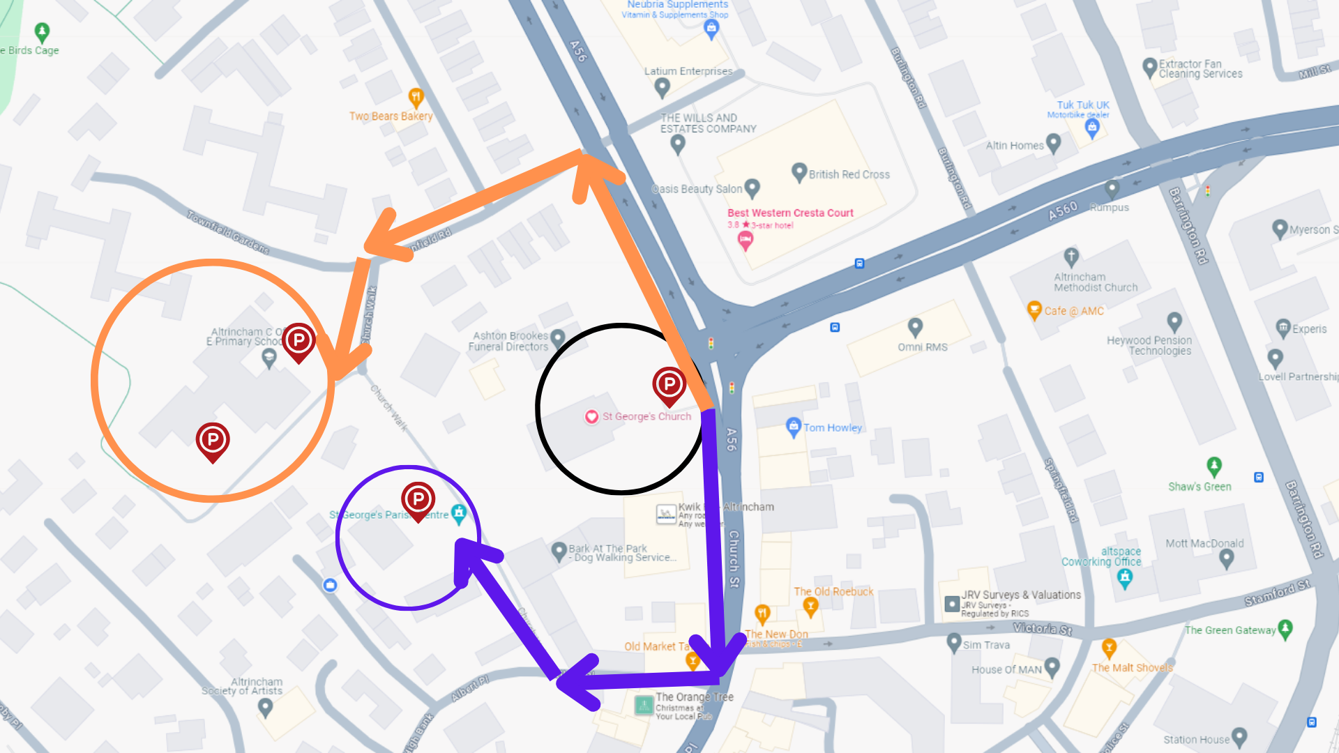 2 St George's | Church | Altrincham | Directions | Map | WA14 4DB